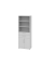 Regalschrank V9 Advanced V968K2/5/5/BS, abschlie&szlig;bar, 6 OH, grau, 80x215,6x41,7cm (BxHxT)