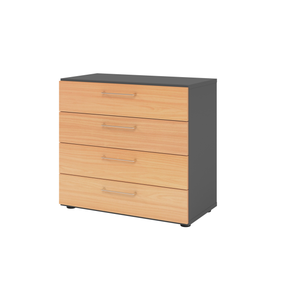 4032062324493 - Regal 2OH 4Schübe gp Buche 4032062324493 Hammerbacher