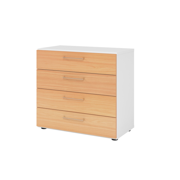 4032062324509 - Regal 2OH 4Schübe ws Buche 4032062324509 Hammerbacher