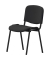Besucherstuhl ISO Visitor gepolstert anthrazit ISO BLACK 1.3 C38