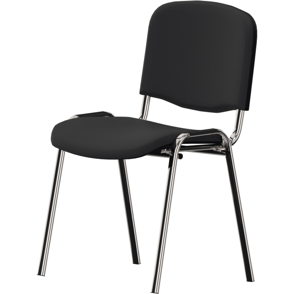 5901747153286 - Besucherstuhl ISO schwarz   chrom ohne Armlehnen 4-Fuß-Gestell 5901747153286 Nowy Styl