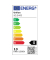 LED-Schreibtischlampe JAZZ, wei&szlig;/grau, mit Standfu&szlig;, dimmbar