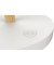 Tischleuchte VICKY, mit Tischfuß, LED, 9 W, mit Dimmer, weiß/buche