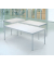 Besprechungstisch Deskin-Line 251562, 72cm (H), 160x70cm (BxT), 6 Personen, rechteckig, lichtgrau / lichtgrau