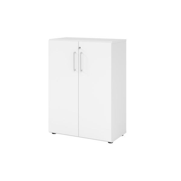 4032062184370 - Flügeltürenschrank V9 Advanced V938T3 W W BS abschließbar 3 OH weiß 80x110x417cm (BxHxT) 4032062184370 Hammerbacher