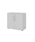 Aktenschrank V9 Advanced V928T2/5/5/BS, abschlie&szlig;bar, 2 OH, grau, 80x74,8x41,7cm (BxHxT)