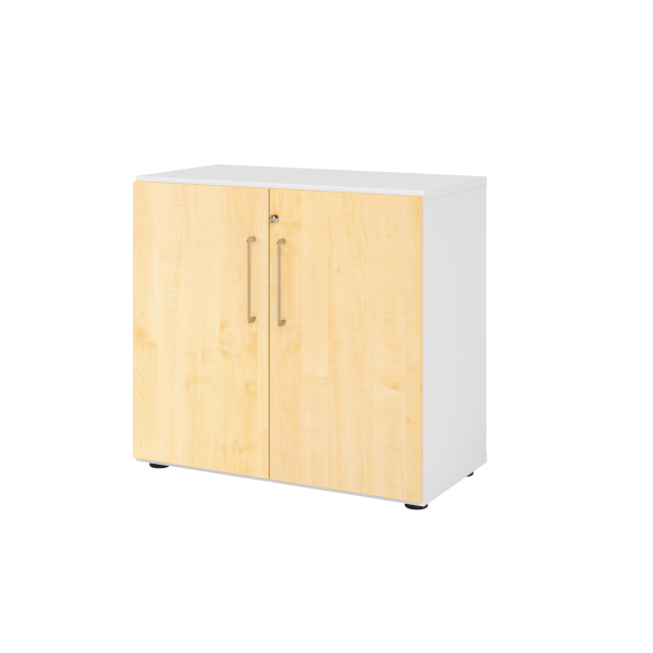 4032062184479 - Flügeltürenschrank V9 Advanced V928T2 W 3 BS abschließbar 2 OH ahorn weiß 80x748x417cm (BxHxT) 4032062184479 Hammerbacher