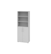 Regalschrank V9 Advanced V968T3/5/5/BS, abschlie&szlig;bar, 6 OH, grau, 80x215,6x41,7cm (BxHxT)