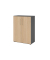 Aktenschrank V9 Advanced V938T3/G/E/BS, abschlie&szlig;bar, 3 OH, eiche/graphit, 80x110x41,7cm (BxHxT)