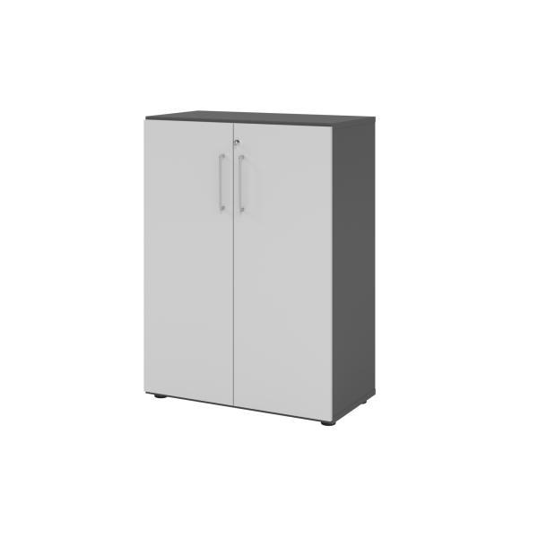 4032062305607 - Flügeltürenschrank V9 Advanced V938T3 G 5 BS abschließbar 3 OH grau graphit 80x110x417cm (BxHxT) 4032062305607 Hammerbacher