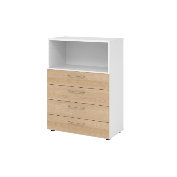 4032062309094 - Regal 3OH 4Schübe ws Eiche 4032062309094 Hammerbacher