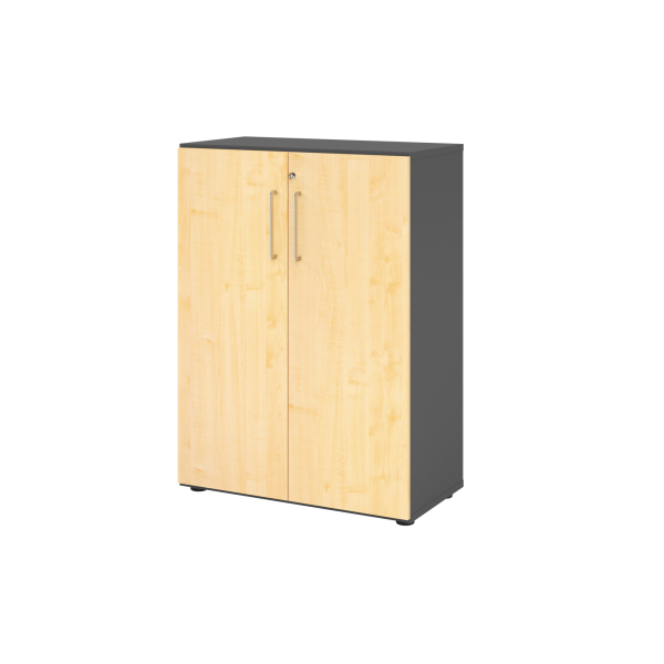 4032062314968 - Flügeltürenschrank V9 Advanced V938T3 G 3 BS abschließbar 3 OH ahorn graphit 80x110x417cm (BxHxT) 4032062314968 Hammerbache