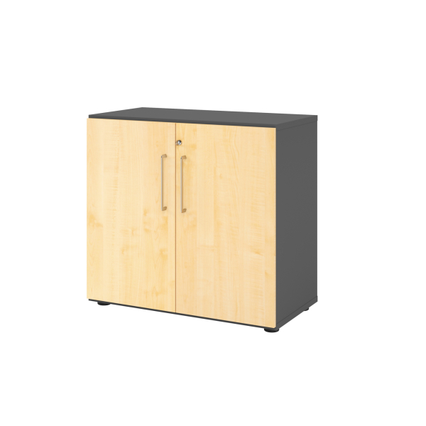 4032062315293 - Flügeltürenschrank V9 Advanced V928T2 G 3 BS abschließbar 2 OH ahorn graphit 80x748x417cm (BxHxT) 4032062315293 Hammerbach