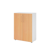Aktenschrank V9 Advanced V938T3/W/6/BS, abschlie&szlig;bar, 3 OH, buche/wei&szlig;, 80x110x41,7cm (BxHxT)