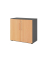 Aktenschrank V9 Advanced V928T2/G/6/BS, abschlie&szlig;bar, 2 OH, buche/graphit, 80x74,8x41,7cm (BxHxT)