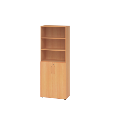 Regalschrank V9 Advanced V968T3/6/6/BS, abschlie&szlig;bar, 6 OH, buche, 80x215,6x41,7cm (BxHxT)