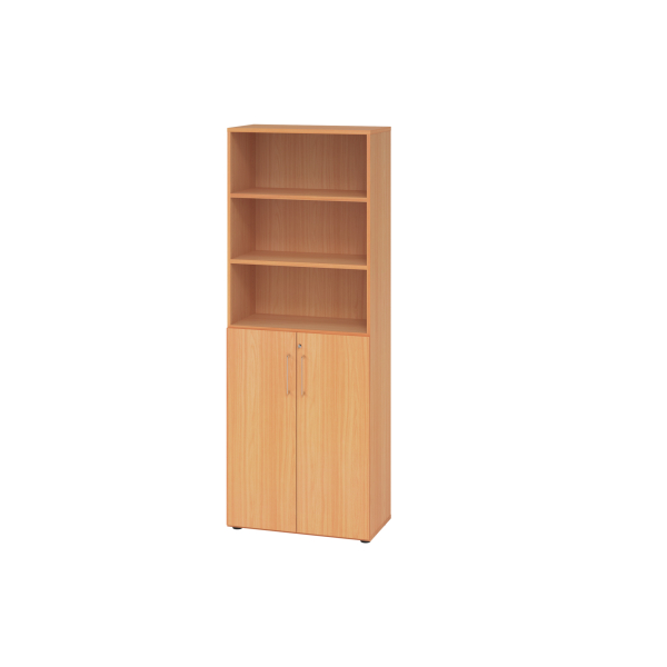 4032062324684 - Regalschrank V9 Advanced V968T3 6 6 BS abschließbar 6 OH buche 80x2156x417cm (BxHxT) 4032062324684 Hammerbacher