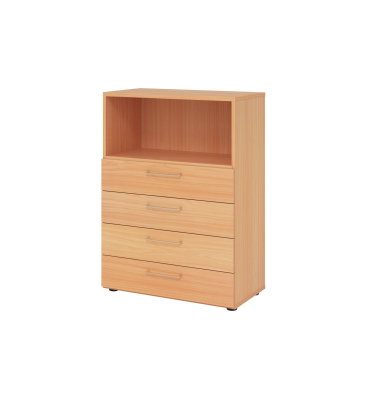 Regalschrank V9 Advanced V938S4/6/6/BS, nein, 3 OH, buche, 80x110x41,7cm (BxHxT)