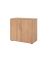 Aktenschrank V9 Advanced V928T2/N/N/BS, abschlie&szlig;bar, 2 OH, nussbaum, 80x74,8x41,7cm (BxHxT)