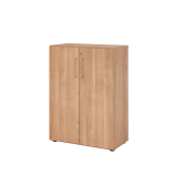Aktenschrank V9 Advanced V938T3/N/N/BS, abschlie&szlig;bar, 3 OH, nussbaum, 80x110x41,7cm (BxHxT)