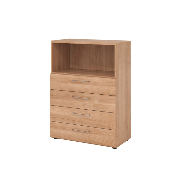 4032062325148 - Regalschrank V9 Advanced V938S4 N N BS nein 3 OH nussbaum 80x110x417cm (BxHxT) 4032062325148 Hammerbacher