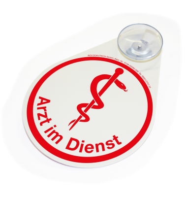 Hinweisschild Arzt im Dienst 9108-02096-009
