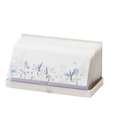 Briefkarten 16471560000 Din lang Verkaufsbox Flowers bunt