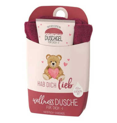 Wellnessdusche Hab dich lieb Teddybär