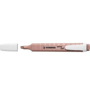 Textmarker STABILO swing cool NatureCOLORS, 275/165, umbra, 1+4mm Keilspitze