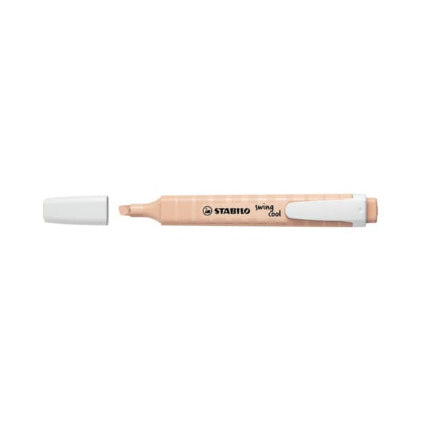 10 Stück Stabilo Textmarker STABILO swing cool NatureCOLORS, 275/186, beige, 1+4mm Keilspitze 4006381618328 Stabilo