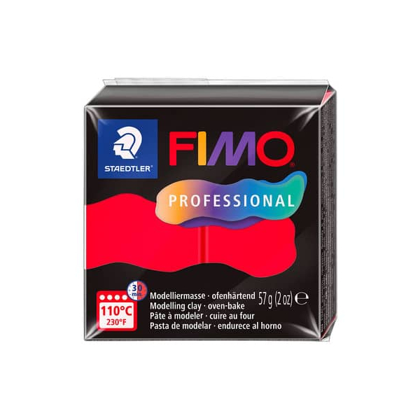 6 Stück Staedtler Modelliermasse Fimo rot 4007817163429 Staedtler 60 Gramm