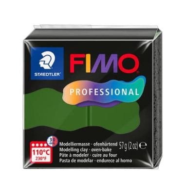 Modelliermasse Fimo mittelgrün