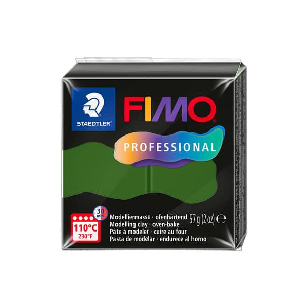 6 Stück Staedtler Modelliermasse Fimo mittelgrün 4007817163597 Staedtler 60 Gramm