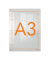 Prospektrahmen A3 transparent