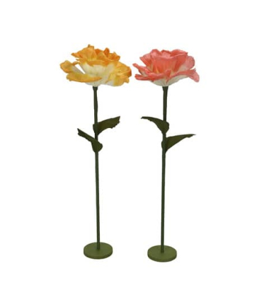 Deko Blüte auf Fuß sortiert