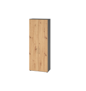 Aktenschrank V9 Advanced V968T6/G/R/BS, abschlie&szlig;bar, 6 OH, asteiche/graphit, 80x215,6x41,7cm (BxHxT)