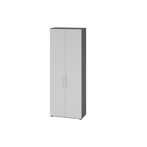 4032062305652 - Flügeltürenschrank V9 Advanced V968T6 G 5 BS abschließbar grau graphit 80x2156x417cm (BxHxT) 4032062305652 Hammerbacher