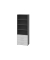 Regalschrank V9 Advanced V968S4/G/5/BS, nein, 6 OH, grau/graphit, 80x215,6x41,7cm (BxHxT)