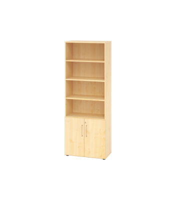 Regalschrank V9 Advanced V968T2/3/3/BS, abschlie&szlig;bar, 6 OH, ahorn, 80x215,6x41,7cm (BxHxT)