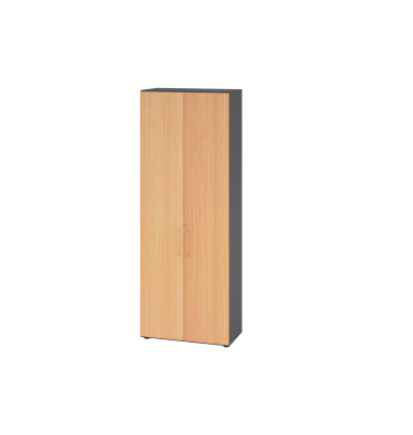 Aktenschrank V9 Advanced V968T6/G/6/BS, abschlie&szlig;bar, 6 OH, buche/graphit, 80x215,6x41,7cm (BxHxT)