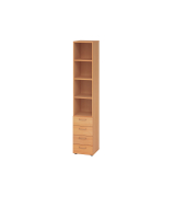 Regalschrank V9 Advanced V964S4/6/6/BS, nein, 6 OH, buche, 40x215,6x41,7cm (BxHxT)