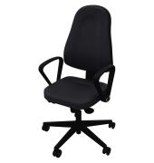 Bürodrehstuhl Bizzi Armlehne sw/sw