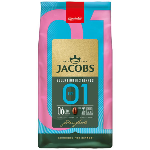 8711000583500 - Kaffee Jacobs Krönung Selektion des Jahres N° 01 Bohnenkaffee Intensität 6 10 ganze Bohnen 1 kg