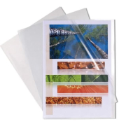 Sichthüllen Kristall 58201E, A4, klar glatt, oben & rechts offen, 0,2mm