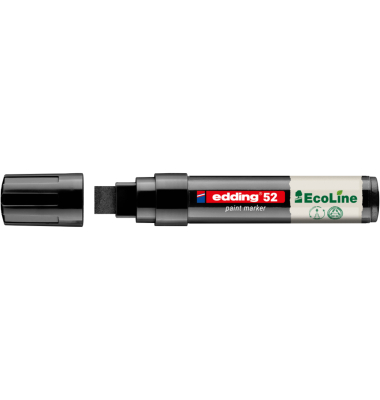 Lackmarker 52 EcoLine, 4-52-001, schwarz, 4-15mm Keilspitze
