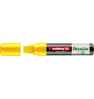 Lackmarker EcoLine, 4-52-005, Stift, gelb, 4-15mm Keilspitze
