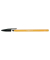 Kugelschreiber Orange 8099231, schwarz, 0,35mm, Einweg