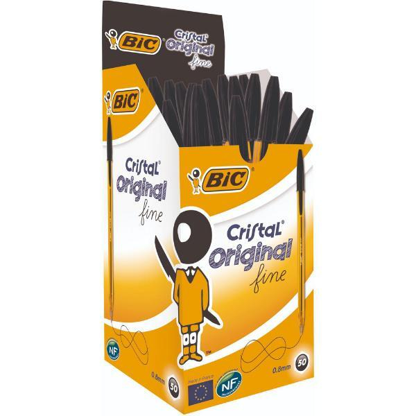 3086123134485 - Kugelschreiber Cristal orange schwarz Mine 035mm Schreibfarbe schwarz 3086123134485 BIC 50 Stück 3086123134485 - Kugelschreiber Cristal orange schwarz Mine 035mm Schreibfarbe schwarz 3086123134485 BIC 50 Stück