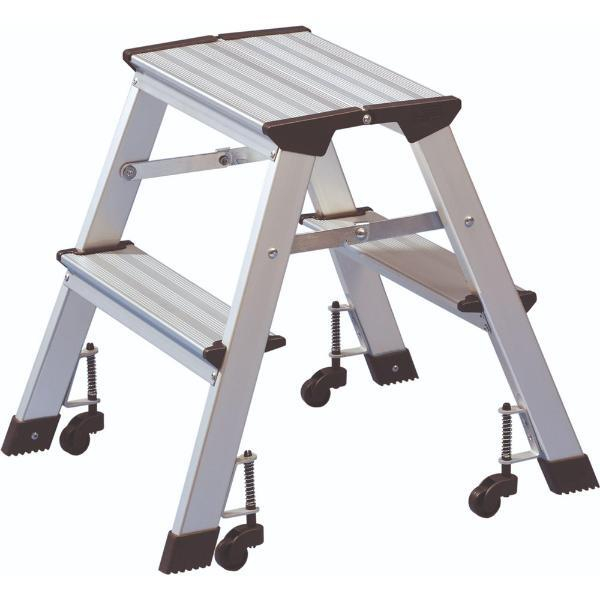 4003801106410 - Klapptritt 215 1 Mobile 2x 2 Stufen silber Aluminium 4003801106410 WEDO