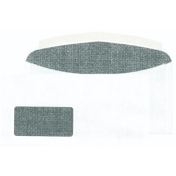 4003928202378 - Kuvertierhüllen Blessof 202370 Din Lang+ (C6 5) 229x114mm ASK mit Fenster nassklebend 80g weiß 4003928202378 1000 Stück